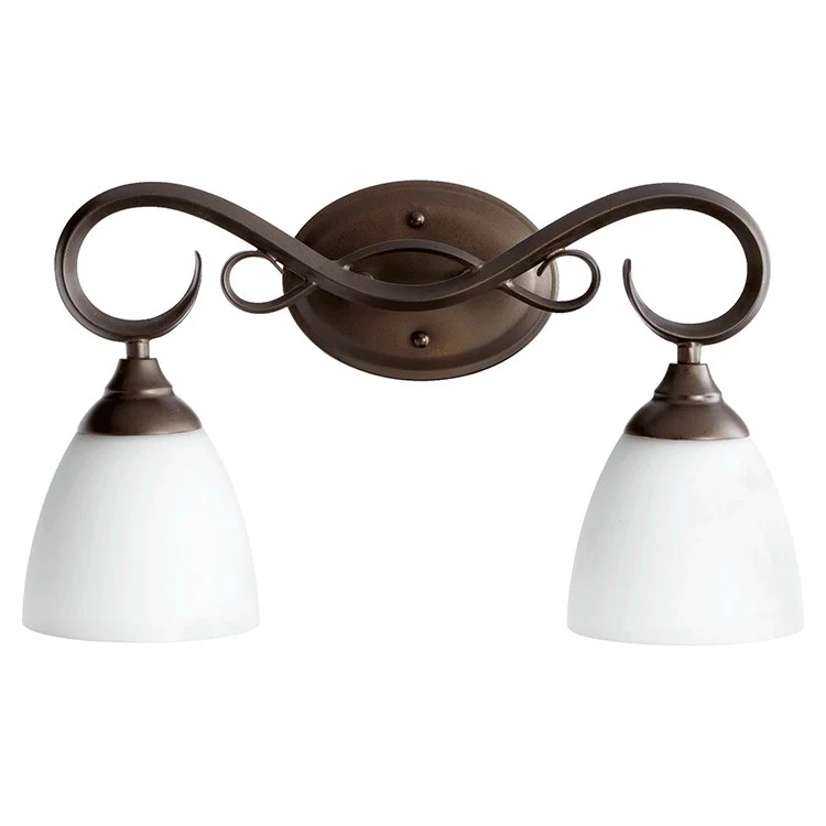 Powell Two-Light Bathroom Vanity Fixture - Frankwebs