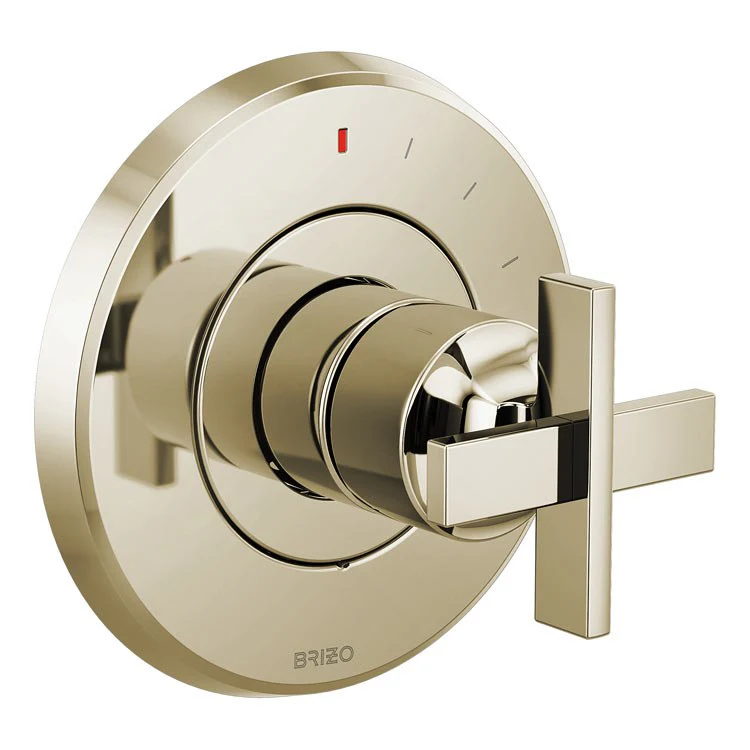 Pressure Balance Valve Trim Levoir with Monitor Technology Less Handle Brilliance Luxe Nickel ADA - Frankwebs