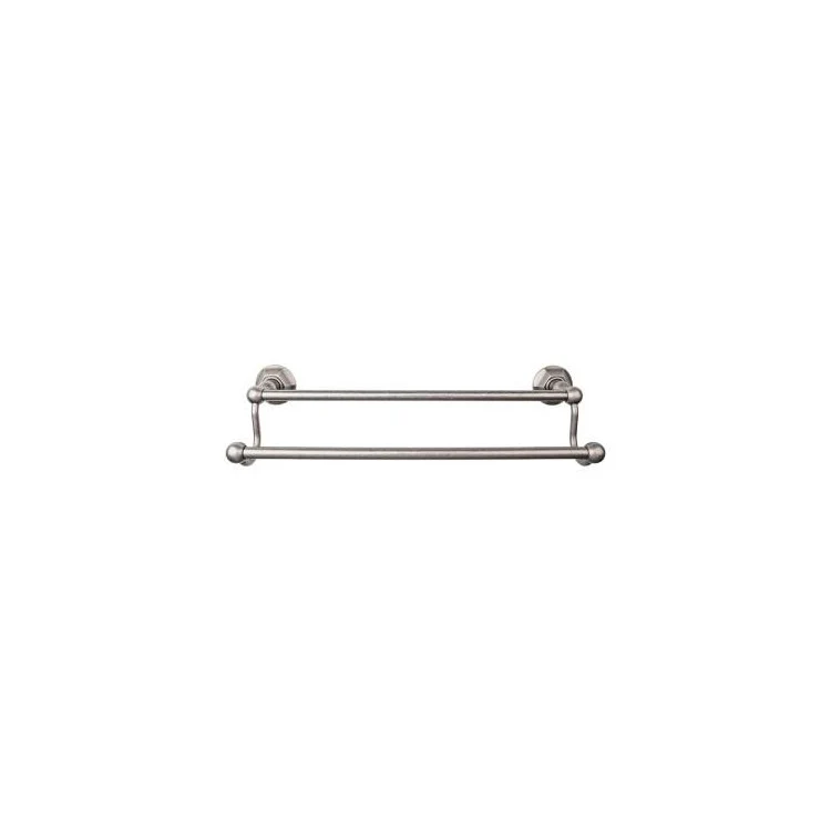 Towel Bar Edwardian 30 Inch Hex Backplate Polished Chrome Zinc Alloy for Bath Hardware - Frankwebs