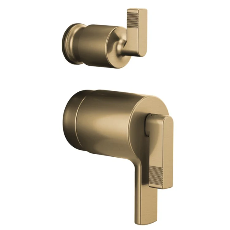 Handle Kit Kintsu Zinc 2 Lever Chrome ADA for TempAssure Thermostatic Valve with Integrated Diverter Trim - Frankwebs