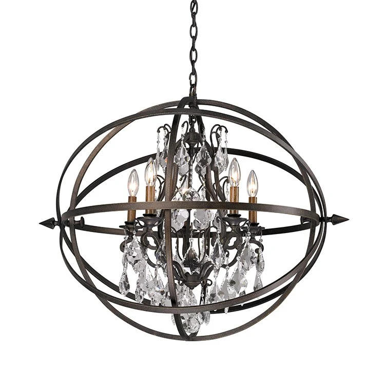 Byron Five-Light Large Chandelier - Frankwebs