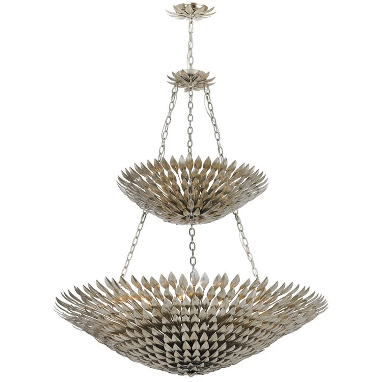 Broche Eighteen-Light Three-Tier Chandelier - Frankwebs