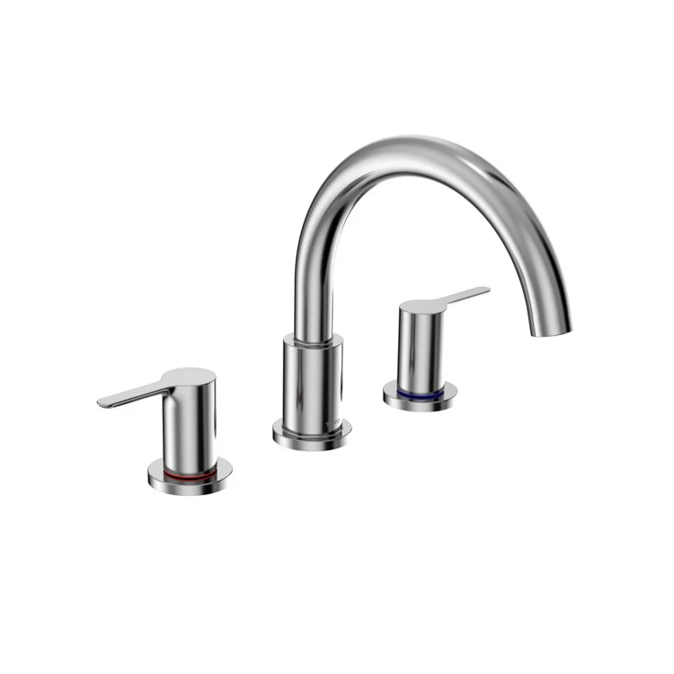 Roman Tub Trim LB Deck Mount 2 Lever Polished Chrome ADA 3 Hole - Frankwebs