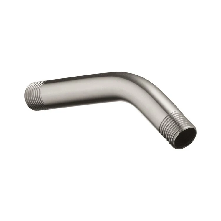 Shower Arm Lumicoat Black Stainless 5.5 Inch 1/2 Inch MNPT Brass Wall Mount 11/16 Inch - Frankwebs