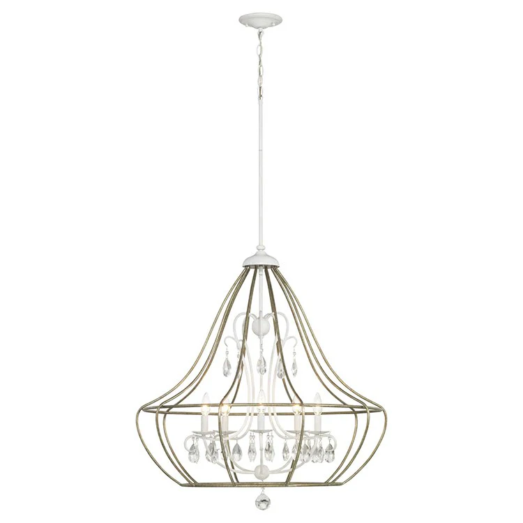 Fleurette Five-Light Chandelier - Frankwebs