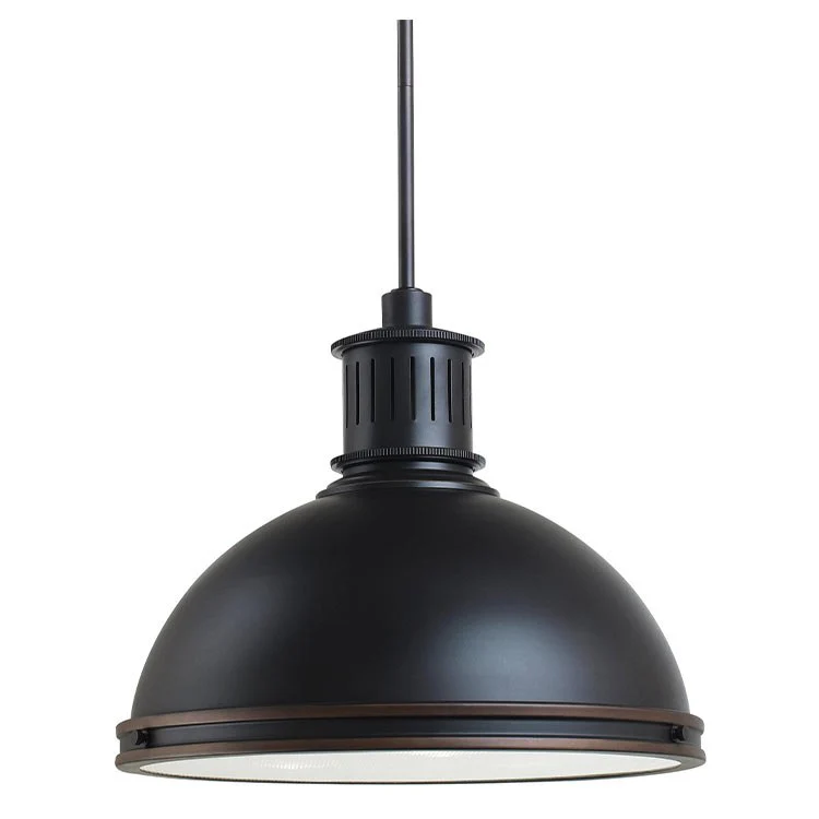 Pratt Street Metal Three-Light LED Pendant - Frankwebs
