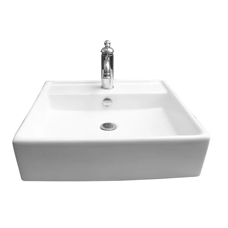 Lavatory Sink Markle Wall Hung 20 Inch Rectangle White - Frankwebs