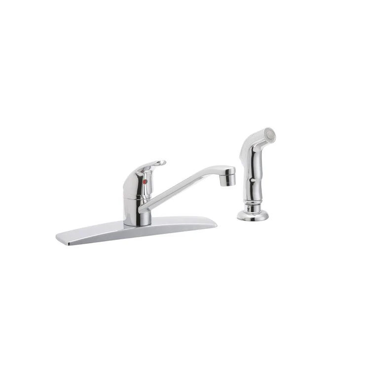 Kitchen Sink Dayton 25 x 22 Inch Single Bowl Faucet Kit 4 Hole ADA Satin Top Mount Rectangle Drain Location Center Depth 6 Inch Bottom Only Spray - Frankwebs