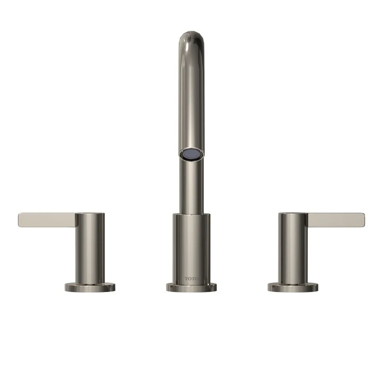 Roman Tub Trim GF with Handshower 2 Lever Polished Nickel ADA 8-11/16 Inch Reach - Frankwebs