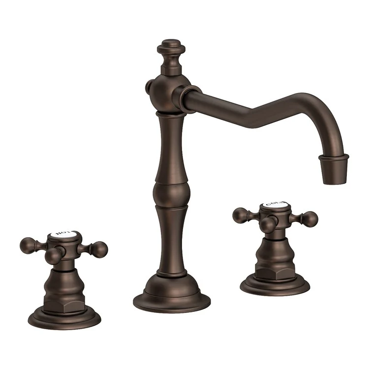 Kitchen Faucet Chesterfield 8 to 20 Inch Spread 2 Cross ADA Antique Brass Spout Height 5-13/16 Inch Spout Reach 9-7/16 Inch 1.8 Gallons per Minute - Frankwebs