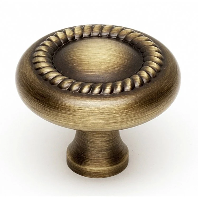 Knob Rope Round Polished Chrome Brass 1-1/2 Inch 1-1/8 Inch 9/16 Inch - Frankwebs