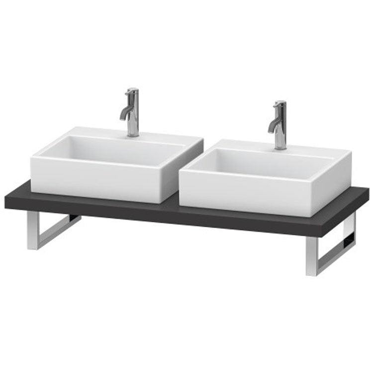 Lavatory Console L-Cube Linen Double Basin 31-1/2 x 21-5/8 Inch 1-3/4 Inch - Frankwebs