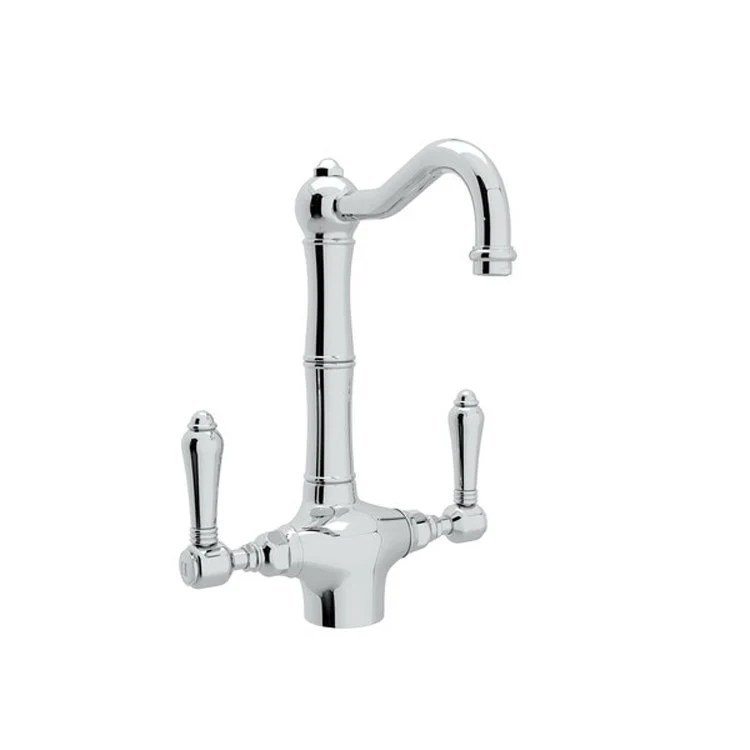 Bar Faucet Acqui Country 2 Lever Satin Nickel 1.5 Gallons per Minute - Frankwebs