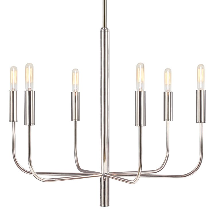 Brianna Six-Light Chandelier by Ellen - Frankwebs