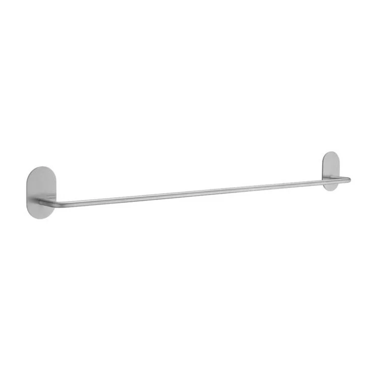 Towel Bar 22-1/2 Inch with Oval Plates Brushed Stainless Steel 2-1/4 Inch - Frankwebs