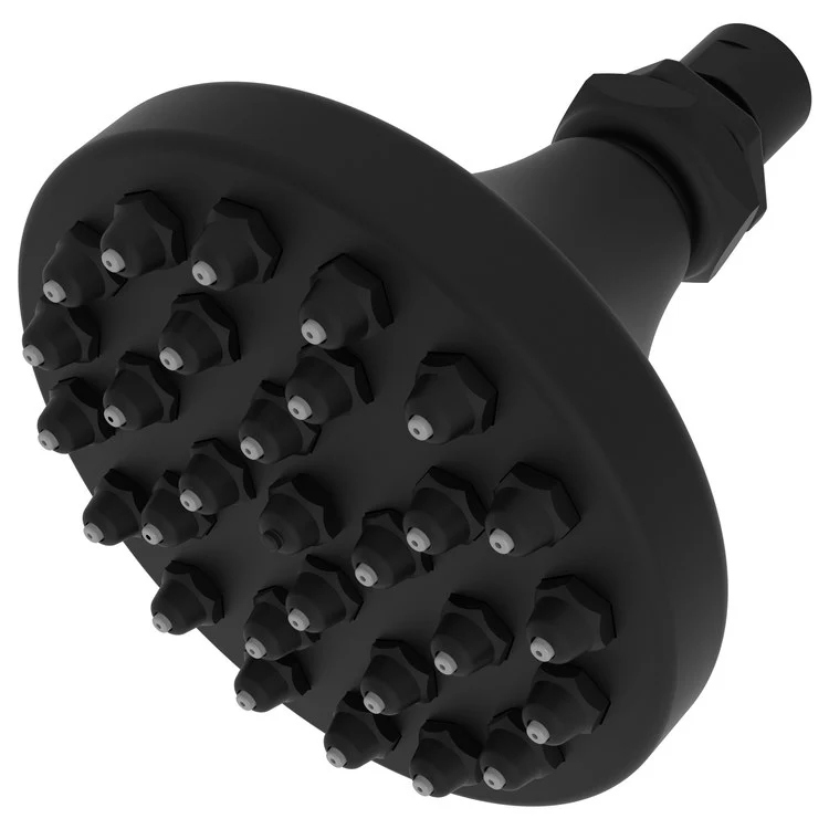 Showerhead Newport Bath 1 Function Satin Brass PVD 4-15/16 Inch 1.8 Gallons per Minute 29 Jets - Frankwebs