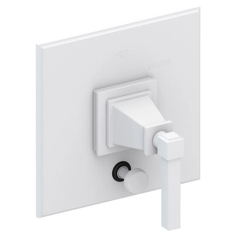 Pressure Balance Valve Trim Malvina Square with Diverter 1 Lever Antique Copper ADA Depth 4 Inch - Frankwebs