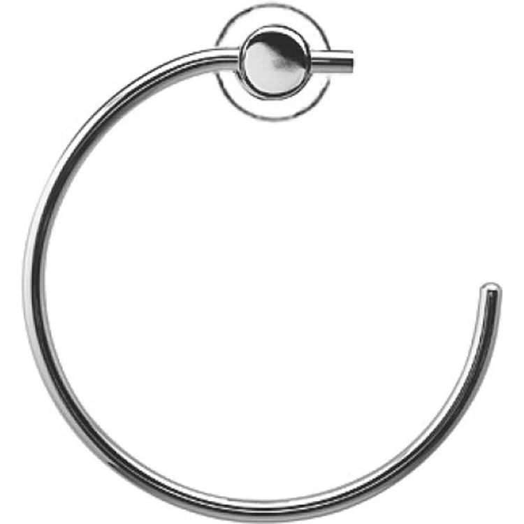 Towel Ring D-Code Round Chrome 2-1/2 Inch Wall Mount 6-3/4 Inch - Frankwebs