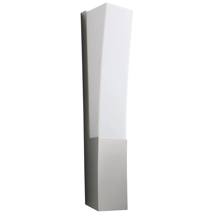 Crescent Single-Light Wall Sconce - Satin Nickel - Frankwebs
