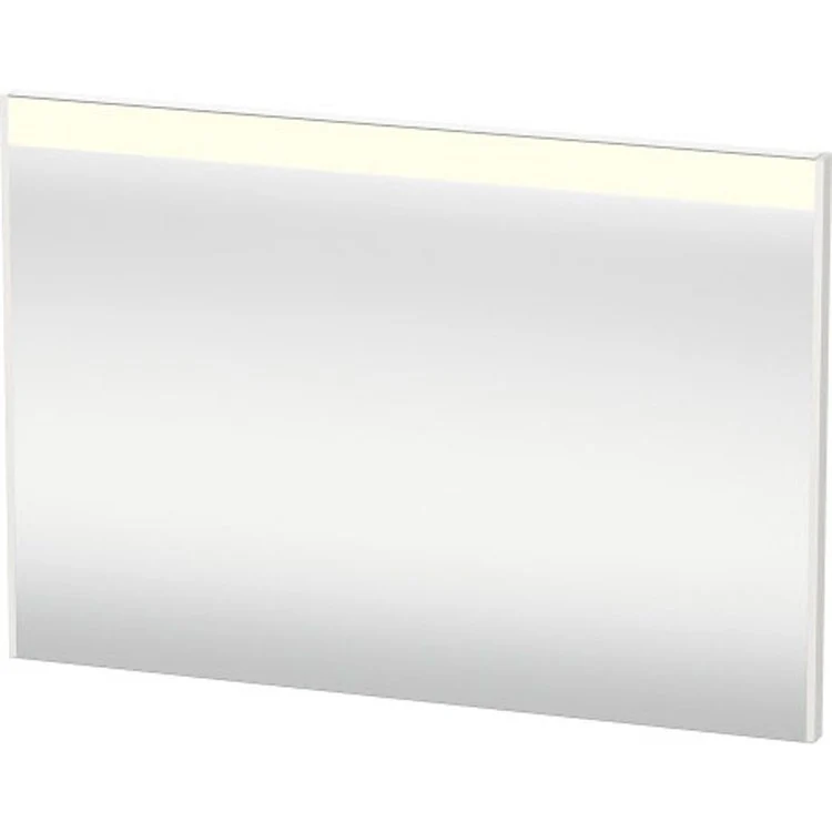 Mirror Brioso 27-1/2 x 40-1/8 Inch Basalt Matte with Lighting Rectangle 1-3/8 Inch - Frankwebs