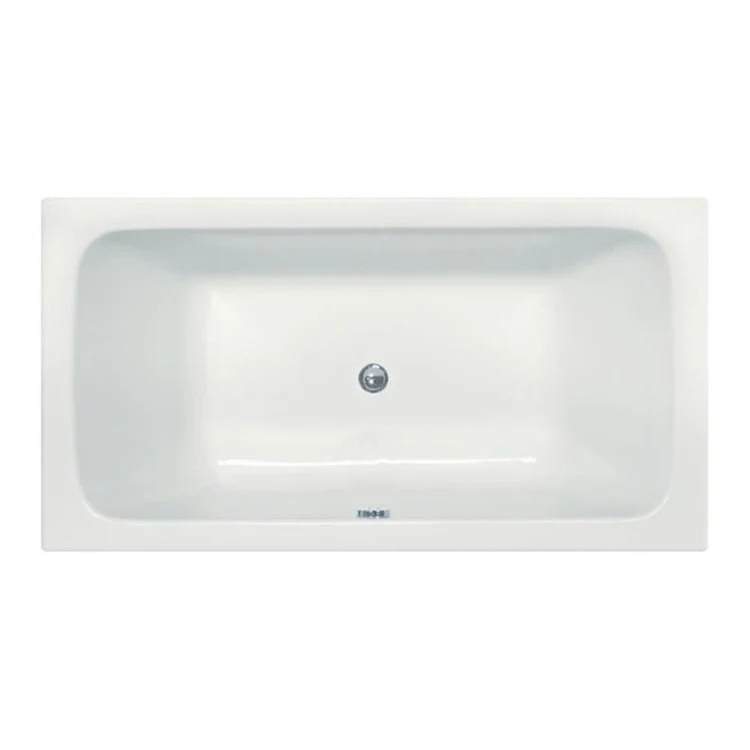 Combination Tub Ston Collection Carrera 72 x 36 x 23 Inch Drop-In Center Drain Biscuit Rectangle - Frankwebs