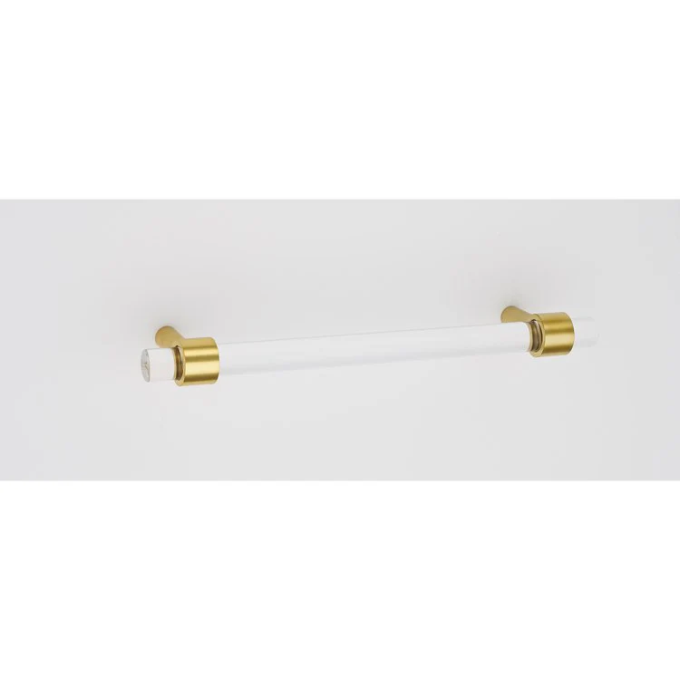 Pull Contemporary Acrylic Polished Brass 8 Inch 9-1/2 Inch 1-3/4 Inch - Frankwebs