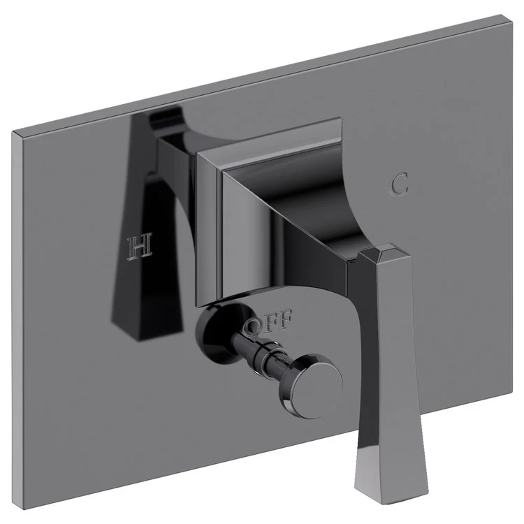 Joffrey Pressure Balance Tub/Shower Valve Trim Only with Lever Handle - Flat Black - Frankwebs