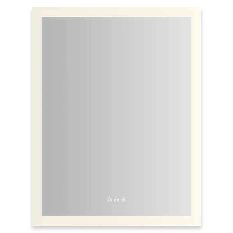 Medicine Cabinet AIO 24 x 30 Inch with Perimeter Lighting 1 Doors Triple Mirror Left Hinge - Frankwebs