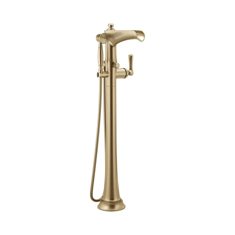 Rook Single Handle Freestanding Tub Filler with Handshower - Frankwebs