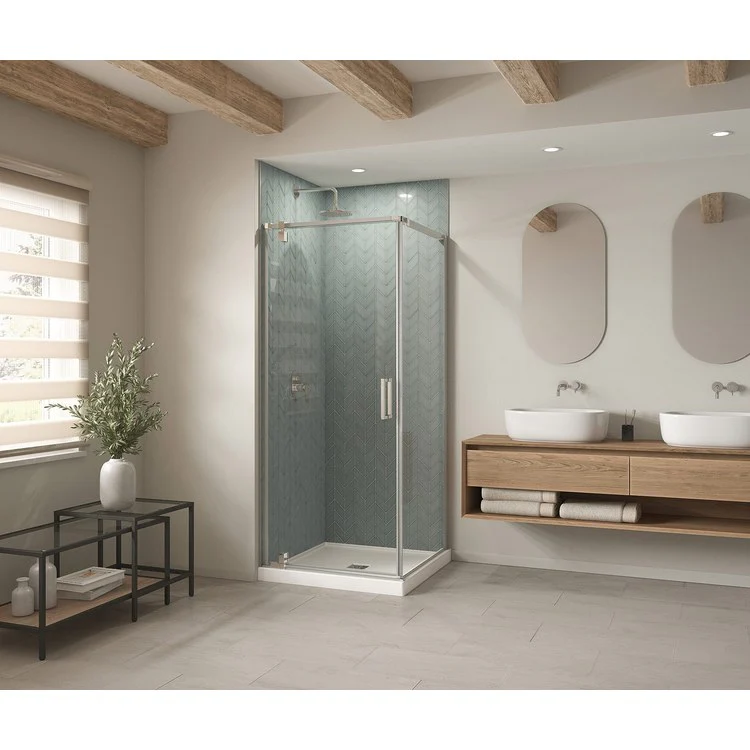 Shower Base B3X Corner Left or Right White 36 x 36 Inch Acrylic - Frankwebs