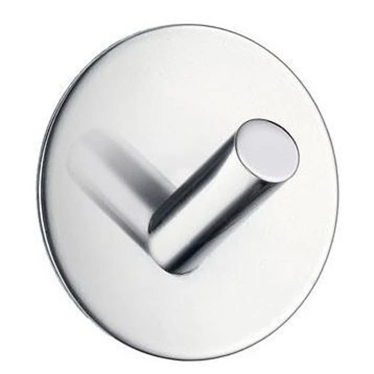 Hook Single Polished Stainless Steel 1-8/9 x 1-8/9 x 7/8 Inch 1-1/4 Inch Wall Mount - Frankwebs