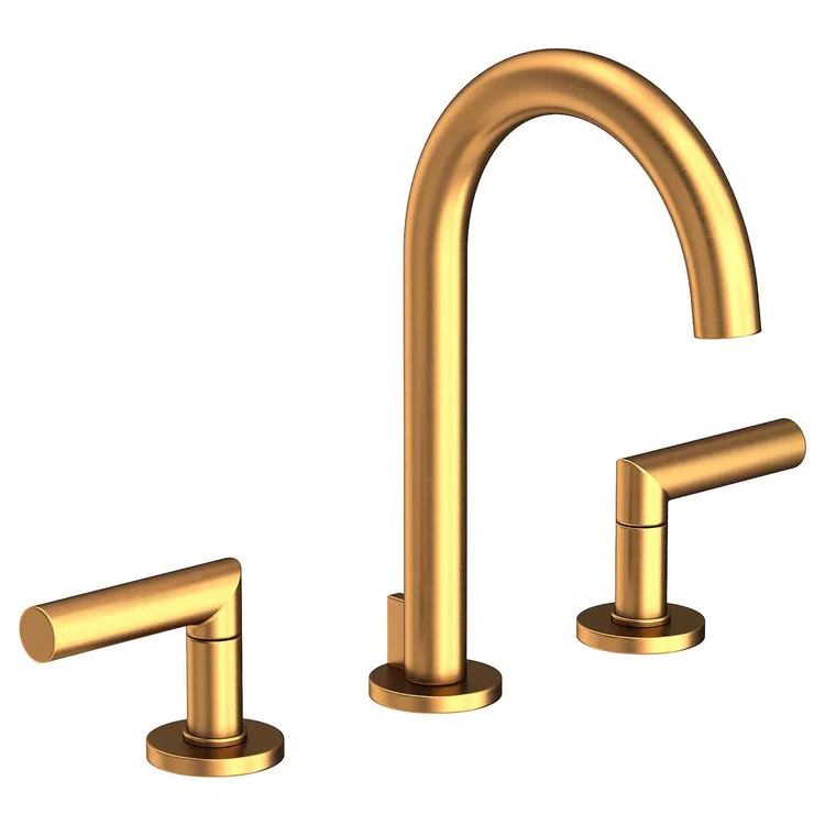 Lavatory Faucet Pavani Widespread 8 to 20 Inch Spread 2 Lever ADA Midnight Chrome 1.2 Gallons per Minute Brass Spout Height 6-1/8 Inch - Frankwebs