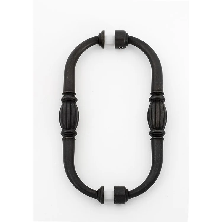 Pull Tuscany Back to Back Antique English Matte Brass 6 Inch 6-5/8 Inch 1-5/8 Inch - Frankwebs