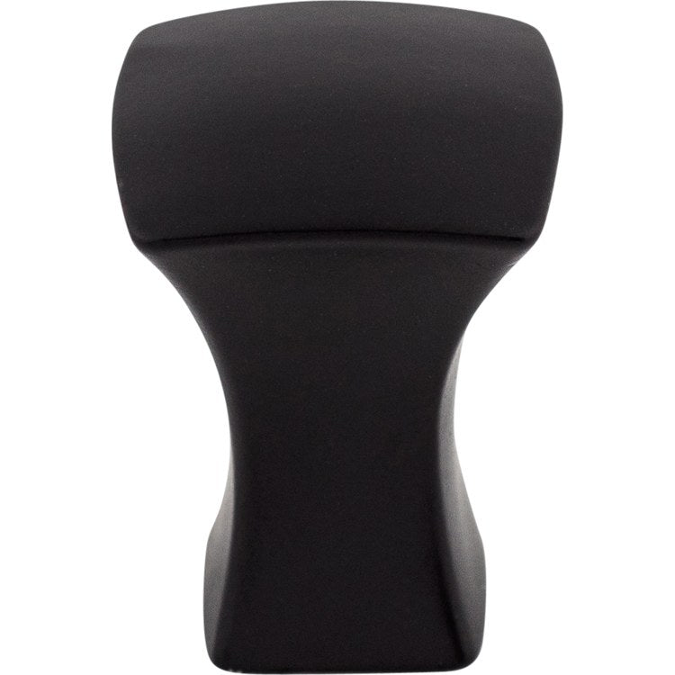 Knob Mercer Glacier Flat Black Zinc Alloy 3/4 Inch - Frankwebs