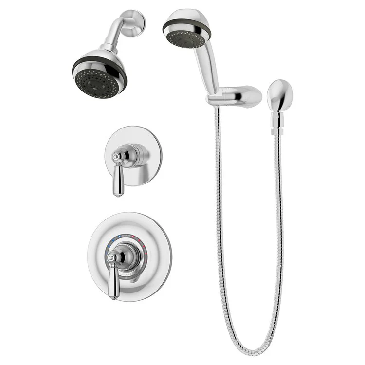 Shower Trim Allura for Test Cap 2 Lever Satin Nickel ADA 2.0 Gallons per Minute Round 3 Function for 161 Series Temptrol Valve - Frankwebs