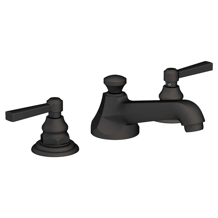 Astor Two Handle Widespread Bathroom Faucet with Lever Handles with Drain - Aged Brass - Frankwebs