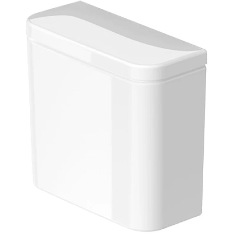 Toilet Tank DuraStyle Basic White 1.28 Gallons per Flush Ceramic Left - Frankwebs