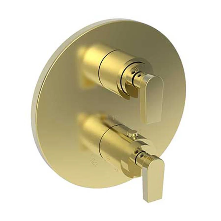 Thermostatic Trim Dorrance Round Plate 2 Lever Antique Copper Brass - Frankwebs