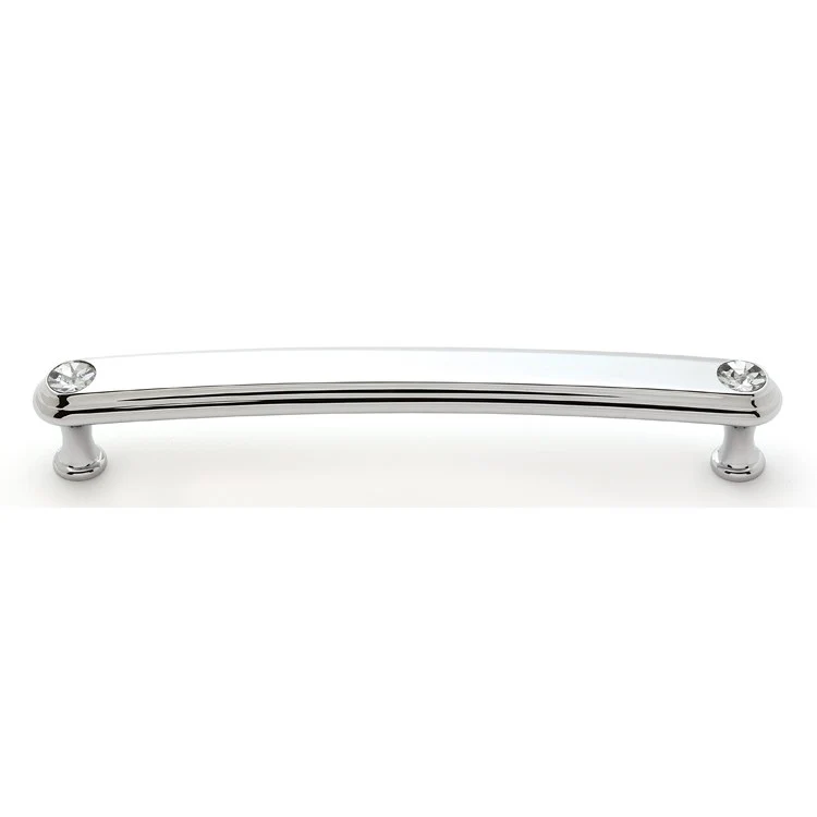 Pull Swarovski Crystal Round Crystal Handle Polished Antique Brass 6 Inch 6-3/4 Inch 1-1/8 Inch - Frankwebs