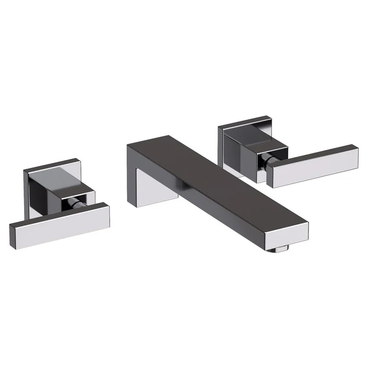 Skylar Two Handle Wall-Mount Bathroom Faucet - Polished Gold PVD - Frankwebs