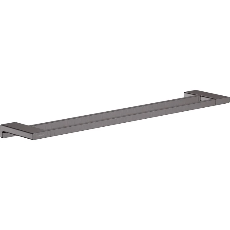 Towel Bar AddStoris 26 Inch Dual Brushed Black Chrome Metal 4-7/8 Inch - Frankwebs