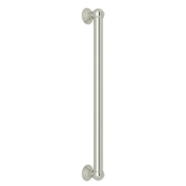 Grab Bar 18 Inch with Viaggio/Hex/Acqui/San Julio Escutcheon Polished Nickel ADA Wall Mount Brass - Frankwebs
