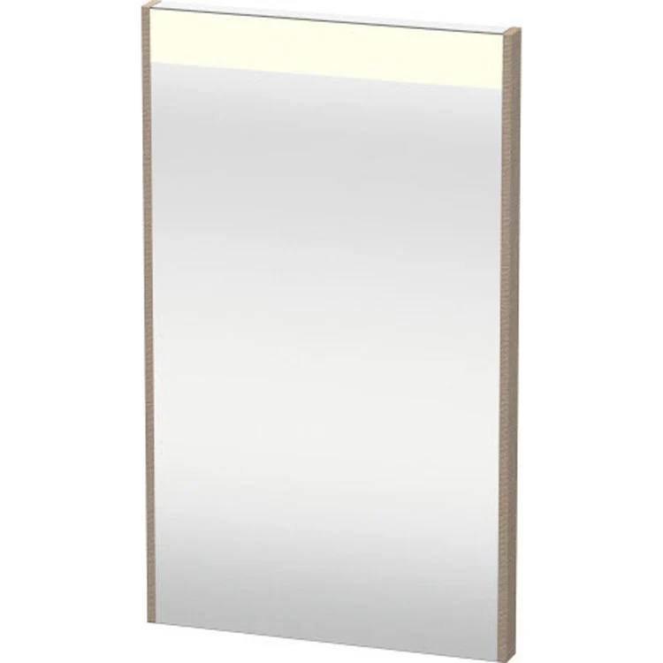 Mirror Brioso 27-1/2 x 16-1/2 Inch White Matte with Lighting Rectangle Bottom Right Sensor Switch - Frankwebs