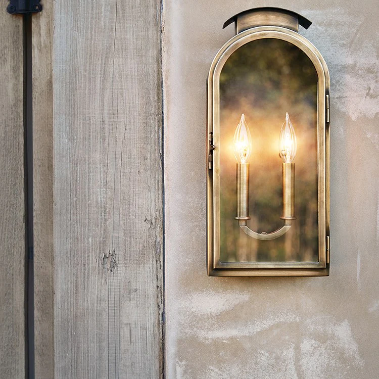 Rowley Two-Light Medium Wall-Mount Lantern - Frankwebs