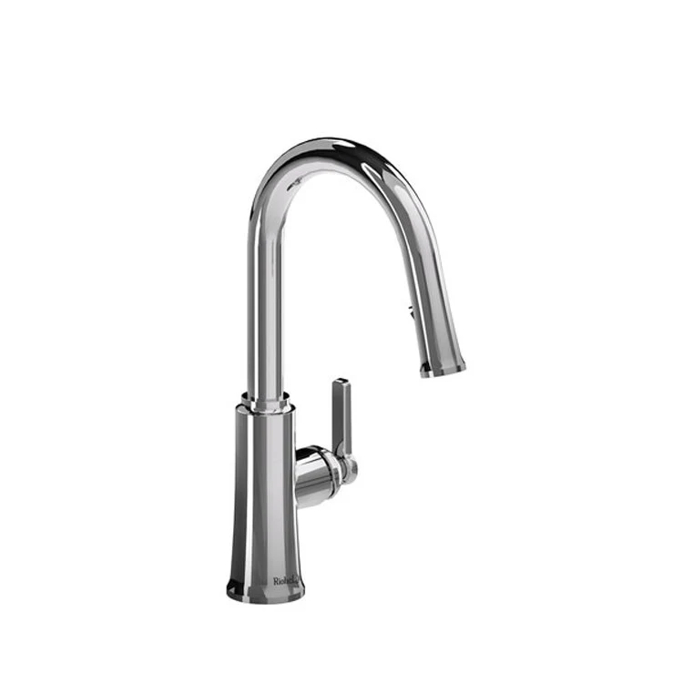 Kitchen Faucet Trattoria with Spray 1 Lever Black 1.5 Gallons per Minute - Frankwebs
