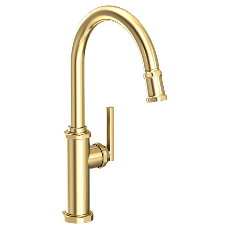 Kitchen Faucet Heaney 1 Lever ADA Matte White Pull Down Spout Height 10-3/4 Inch 1.8 Gallons per Minute - Frankwebs