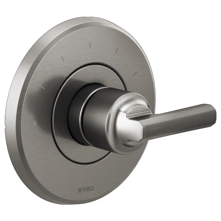 Thermostatic Trim Levoir Sensori Valve Less Handle Brilliance Luxe Gold ADA Brass 7 Inch - Frankwebs