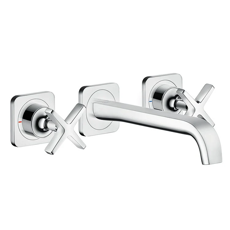 AXOR Citterio E Two Handle Wall-Mount Widespread Bathroom Faucet without Drain - Frankwebs