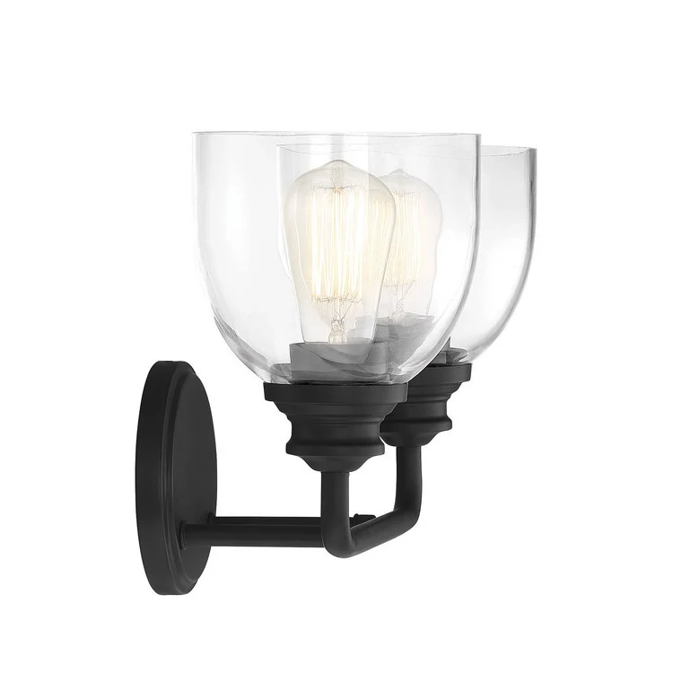 Vale Two-Light Bathroom Vanity Fixture - Frankwebs