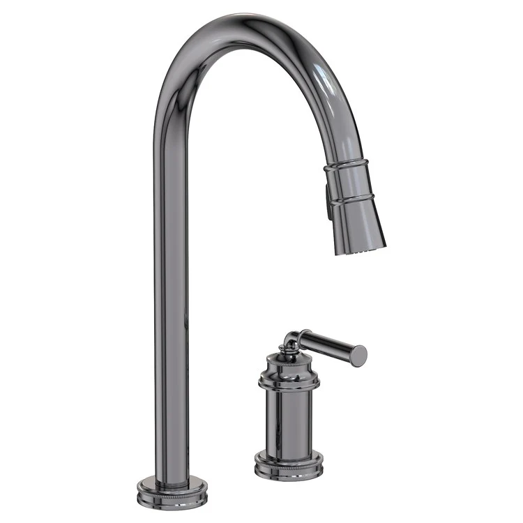 Kitchen Faucet Taft 1 Lever ADA Antique Brass Pull Down Spout Height 10-1/5 Inch 1.8 Gallons per Minute - Frankwebs